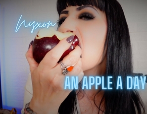 EATING Nyxon An Apple A Day